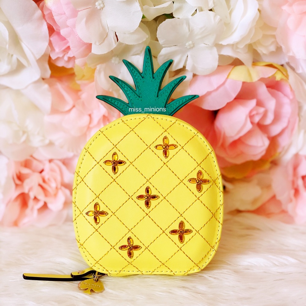 🍍HOST PICK🍍Kate Spade How Refreshing Pineapple Coin Purse - Picture 1 of 7